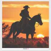 ZOYNK Cowboy Sunset 0023384 Sticker (Vel)