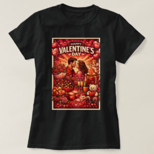 ZOYNK Graphics Gelukkige Valentijnsdag 0045413 T-shirt