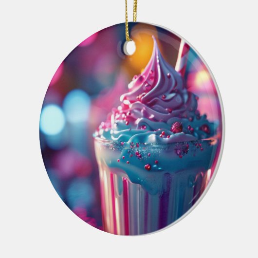 ZOYNK Milkshake Keramisch Ornament (Links)
