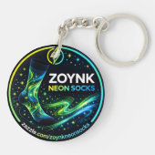Zoynk Neon Socks Sleutelhanger (Achterkant)