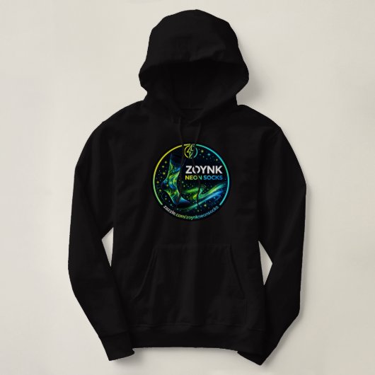 Zoynk Neon Sokken Hoodie (Design voorkant)