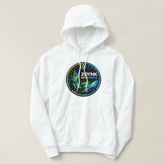 Zoynk Neon Sokken Hoodie (Design voorkant)