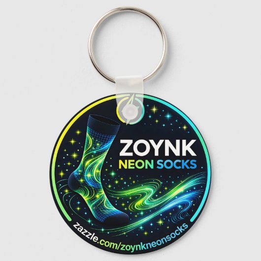 Zoynk Neon Sokken Sleutelhanger (Voorkant)