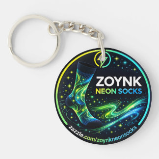 Zoynk Neon Sokken Sleutelhanger