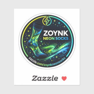 Zoynk Neon Sokken Sticker
