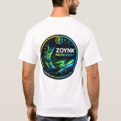 Zoynk Neon Sokken T-shirt (Achterkant)