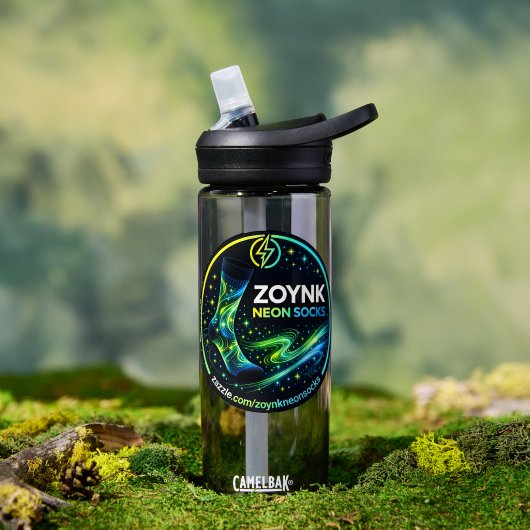 Zoynk Neon Sokken Waterfles (Buiten (Gedraaid) )