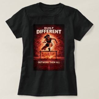 ZOYNK Store Built Different Hindernissen Vrouw 004 T-shirt