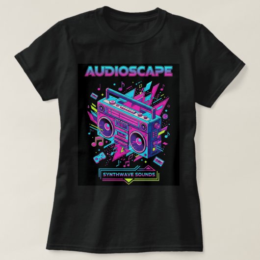 ZOYNK T-Shirt Graphics Audioscape Boom Box 0045216 (Design voorkant)