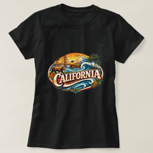 ZOYNK T-Shirt Graphics California 0045171 (Design voorkant)