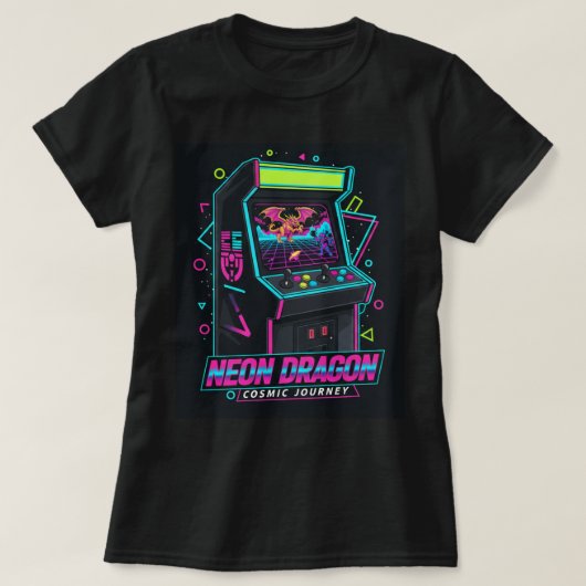 ZOYNK T-Shirt Graphics Neon Dragon 0045231 (Design voorkant)