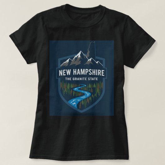 ZOYNK T-Shirt Graphics New Hampshire 0045220 (Design voorkant)