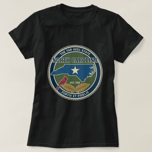 ZOYNK T-Shirt Graphics North Carolina 0045180 (Design voorkant)