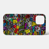 ZOYNKLAB Experiment 0047025 Chaos Case-Mate iPhone Case (Achterkant (horizontaal))