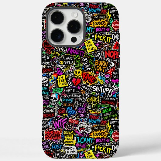 ZOYNKLAB Experiment 0047025 Chaos Case-Mate iPhone Case (Achterkant)