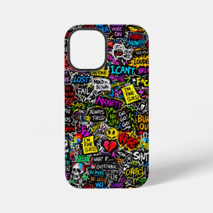 ZOYNKLAB Experiment 0047025 Chaos iPhone 12 Mini Hoesje