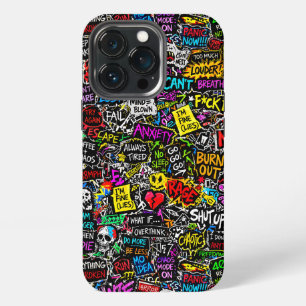 ZOYNKLAB Experiment 0047025 Chaos iPhone 13 Pro Hoesje