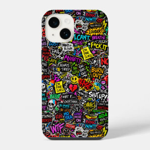 ZOYNKLAB Experiment 0047025 Chaos iPhone 14 Hoesje