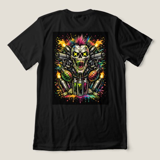 ZOYNKLAB Experiment 0047246 Zoynkcore Tri-Blend Shirt (Design achterkant)