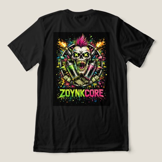 ZOYNKLAB Experiment 0047247 Zoynkcore Tri-Blend Shirt (Design achterkant)