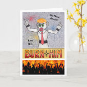 Zozobra Old Man Gloom Santa Fe NM Tradition 2020 Kaart (Gele Bloem)