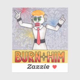 Zozobra Oude Man Gloom Santa Fe, NM Tradition Sticker