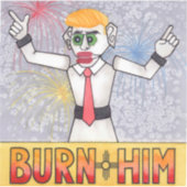 Zozobra Oude Man Gloom Santa Fe, NM Tradition Sticker (Voorkant)