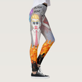 Zozobra Santa Fe, NM Gloom Away! Verbrand hem! Leggings