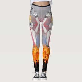 Zozobra Santa Fe, NM Gloom Away! Verbrand hem! Leggings