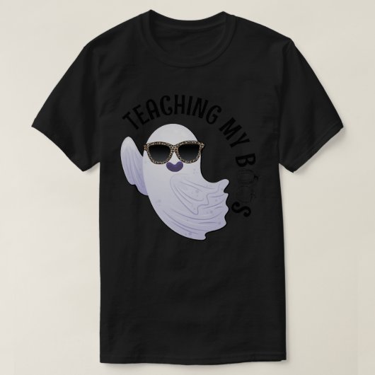 zP4X Onderwijs Mijn Boo Ghost Pumpkin Autumn Hoolw T-shirt (Design voorkant)