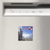 zPA006 PANAMA, Skycrapers, Amerika, Koelkast Magneet (Insitu (Vaatwasser))