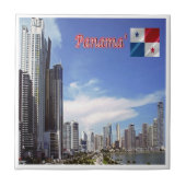 zPA006 PANAMA, Skycrapers, Amerika, Tegeltje (Voorkant)