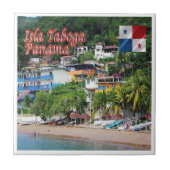 zPA007 PANAMA, Taboga, Amerika, Tegeltje (Voorkant)