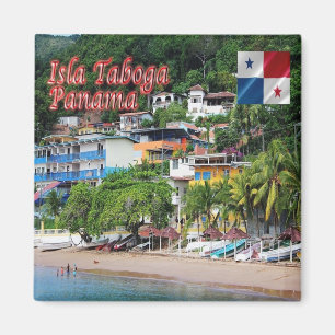 zPA007 PANAMA, Taboga eiland, Amerika, Koelkast Magneet