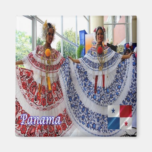 zPA011 PANAMA, Panamese Empolleradas, Fridge, Magneet (Voorkant)