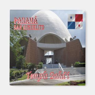 zPA012 PANAMA, Bahá'í Temple in San Miguelito, Magneet