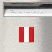 zPE001 PERU Flag, Amerika, Fridge Magneet (Insitu (Vaatwasser))