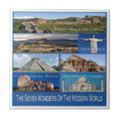 zPE006 De zeven wereldwonderen, Tegeltje (Voorkant)