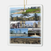 zPE008 mozaïek van LIMA in Peru, Amerika, Keramisch Ornament (Links)