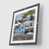 zPE008 mozaïek van LIMA in Peru, Amerika, Vierkante Klok (Hoek)