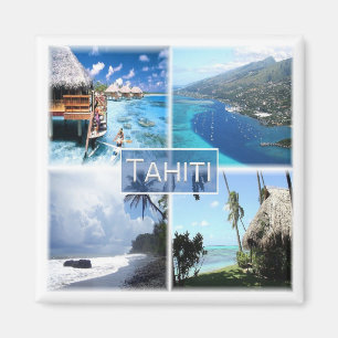 zPF003 TAHITI, Frans-Polynesië, Oceanië, Fridge Magneet