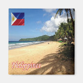 ZPH006 strand van NACPAN, Filipijnen, Azië, Fridge Magneet (Voorkant)