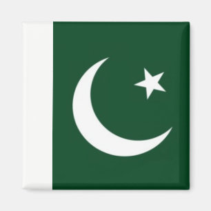 zPK001 Pakistaanse vlag FLAG Pakistan, Fridge Magneet