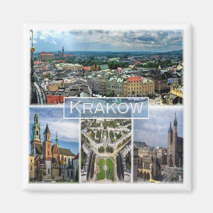 zPL003 KRAKOW, Polen, Europa, Fridge Magneet