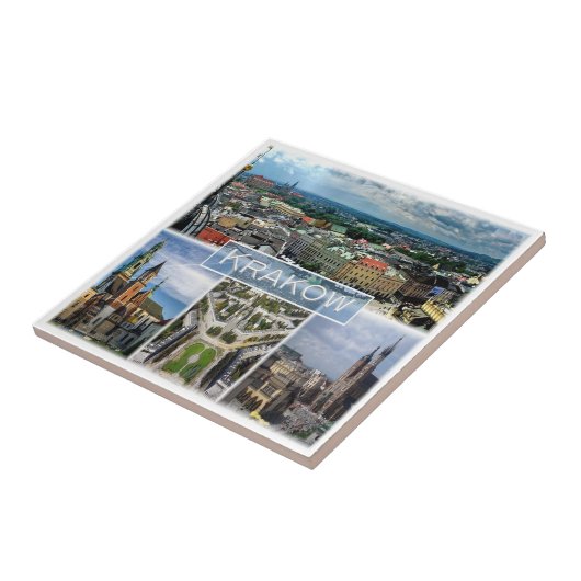 zPL003 KRAKOW, Polen, Europa, Tegeltje (Zijkant)