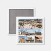 zPL004 KRAKOW, Polen, Europa, Fridge Magneet (Voorkant / Achterkant)