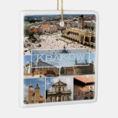 zPL004 KRAKOW, Polen, Europa, Keramisch Ornament (Rechts)