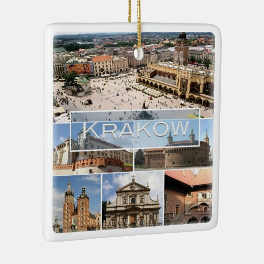 zPL004 KRAKOW, Polen, Europa, Keramisch Ornament (Rechts)