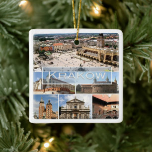 zPL004 KRAKOW, Polen, Europa, Keramisch Ornament