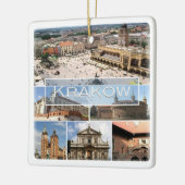zPL004 KRAKOW, Polen, Europa, Keramisch Ornament (Links)